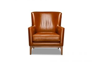 David Gerçek Deri Kiremit Rengi Berjer