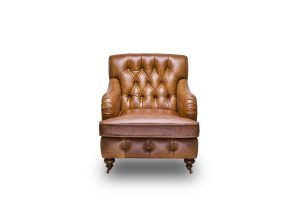 Saloni Taba Gerçek Deri Berjer