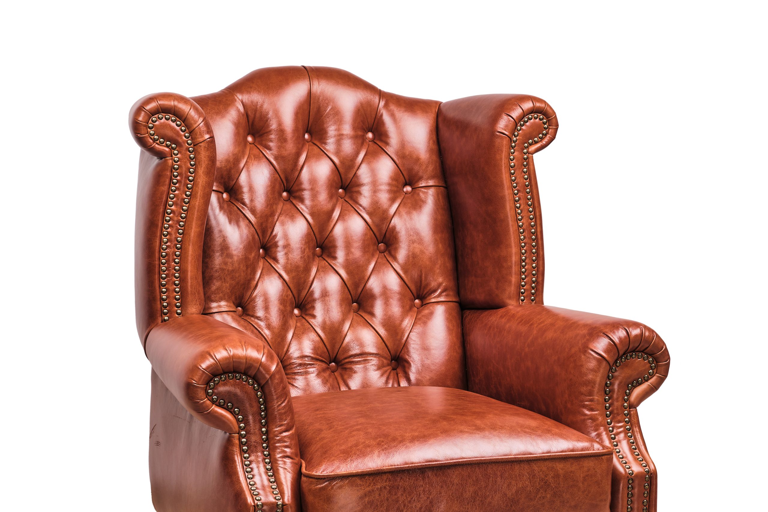 Atesa Hakiki Deri Taba Rengi Dörtlü Ofis Takımı - Görsel 8