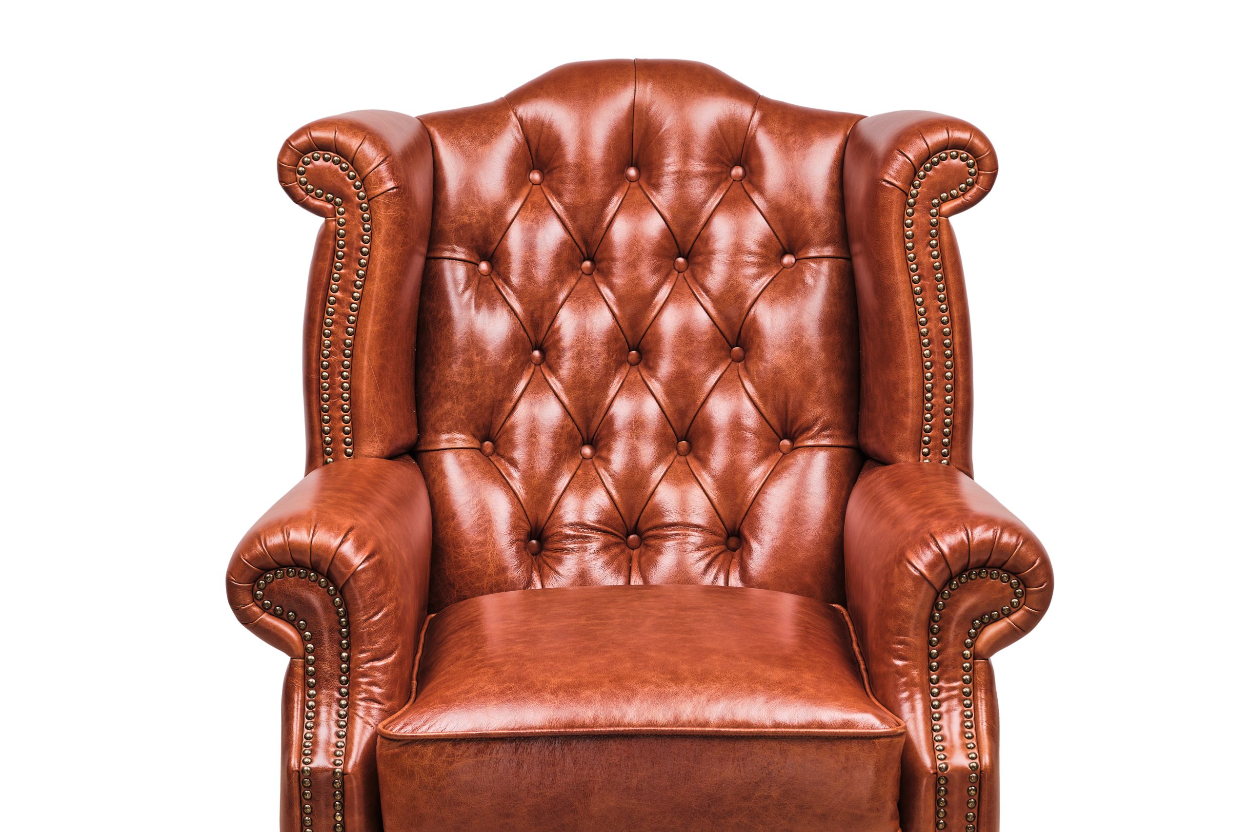 Atesa Hakiki Deri Taba Rengi Dörtlü Ofis Takımı - Görsel 9